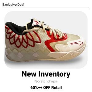 PUMA MB.02 Low “Be You” Men’s 8 Basketball Shoes Sand Red White 376941-10 / SM1